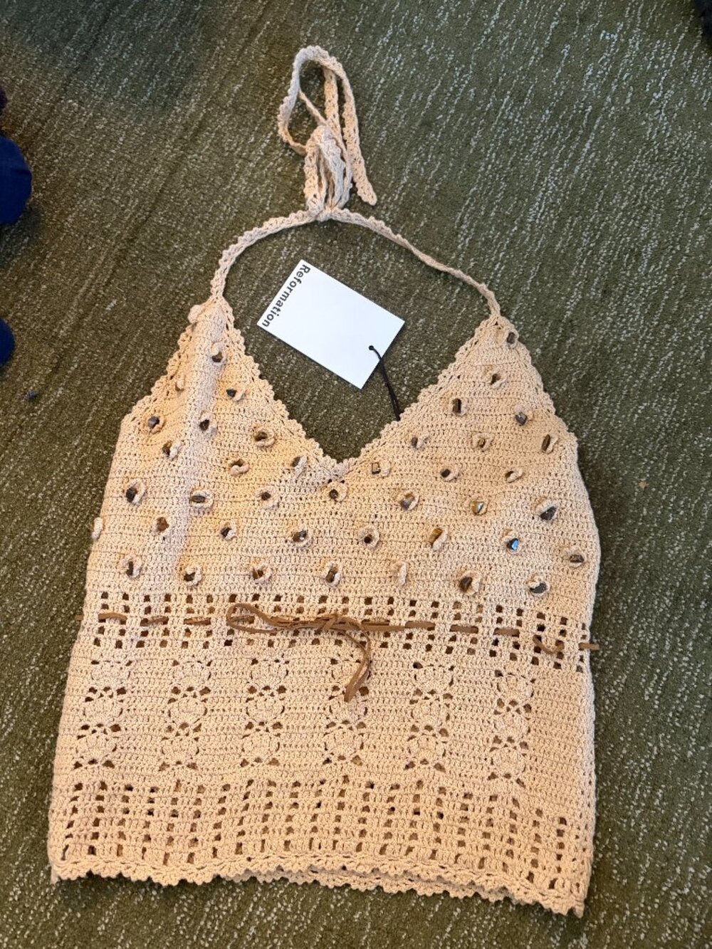Vintage Bebe Crochet Halter